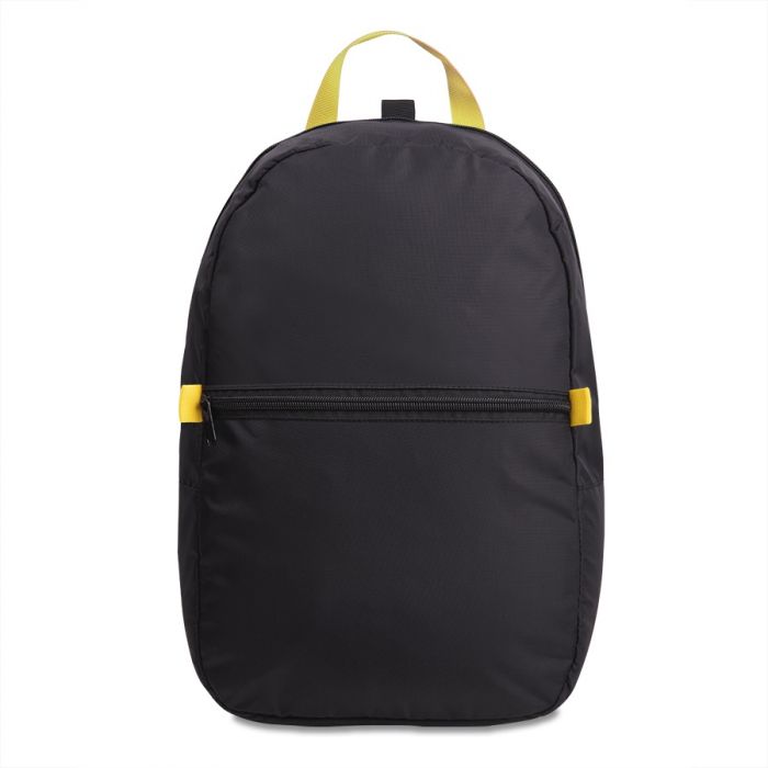 Рюкзак INTRO с ярким подкладом, желтый, черный
