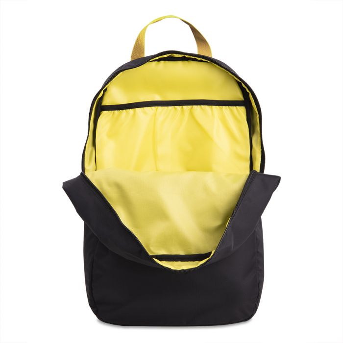 Рюкзак INTRO с ярким подкладом, желтый, черный