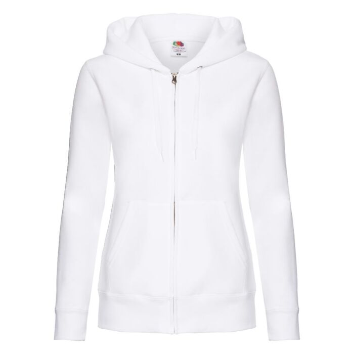 Толстовка женская LADY-FIT HOODED SWEAT JACKET, белый