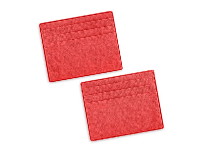 Картхолдер для денег и шести пластиковых карт Favor, красный