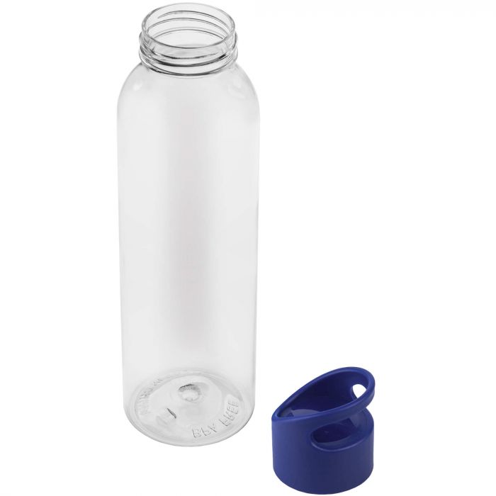 Бутылка для воды BINGO 630мл. Прозрачная с синим