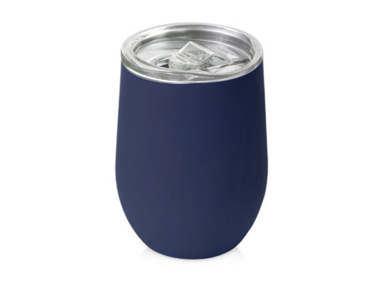 Термокружка Vacuum mug C1, soft touch, 370 мл, темно-синий