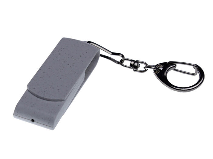USB 3.0- флешка промо Варуна на 16 ГБ с поворотным механизмом, серый