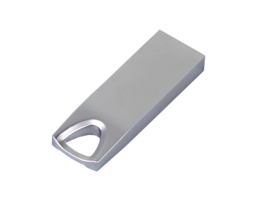 USB 3.0-флешка на 32 Гб с мини чипом и отверстием для цепочки, серебристый