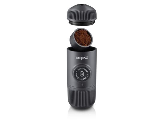 Ручная мини кофемашина Nanopresso + кейс для хранения, черный