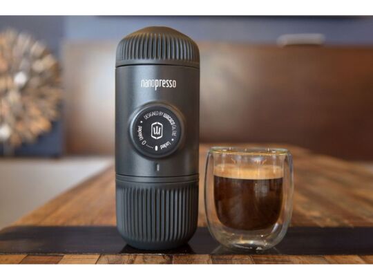 Ручная мини кофемашина Nanopresso, черный