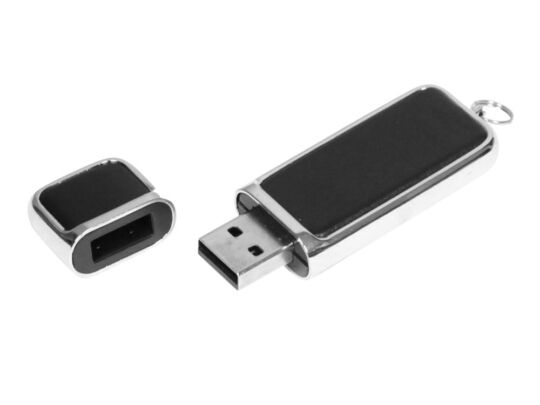 USB 3.0- флешка на 64 Гб компактной формы, черный/серебристый