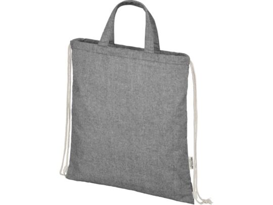 Рюкзак со шнурком Pheebs, 150 г/м2, черный