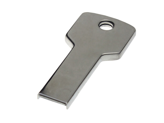 USB 3.0- флешка на 32 Гб в виде ключа, серебристый