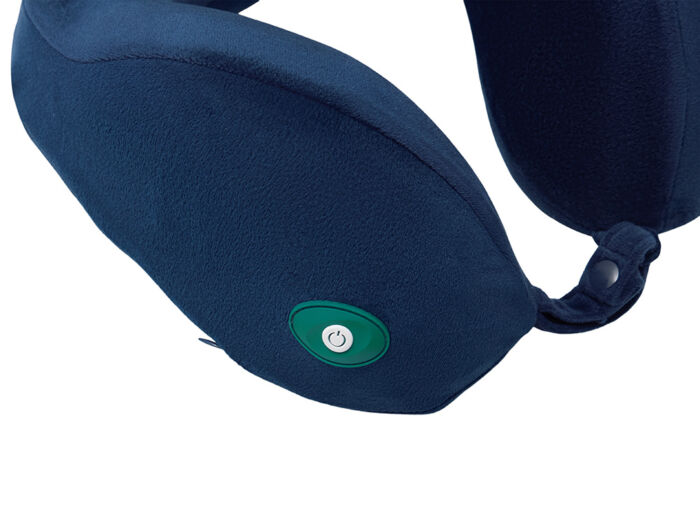 Подушка для путешествий массажная Massage Tranquility Pillow, темно-синий