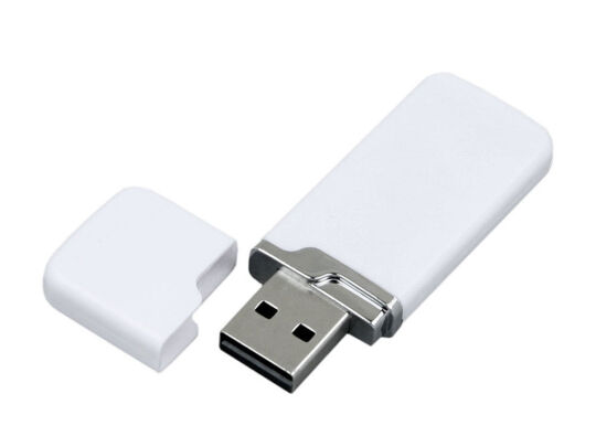 USB 3.0- флешка на 64 Гб с оригинальным колпачком, белый