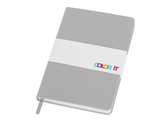 Бизнес-блокнот А5 C2 soft-touch, серый