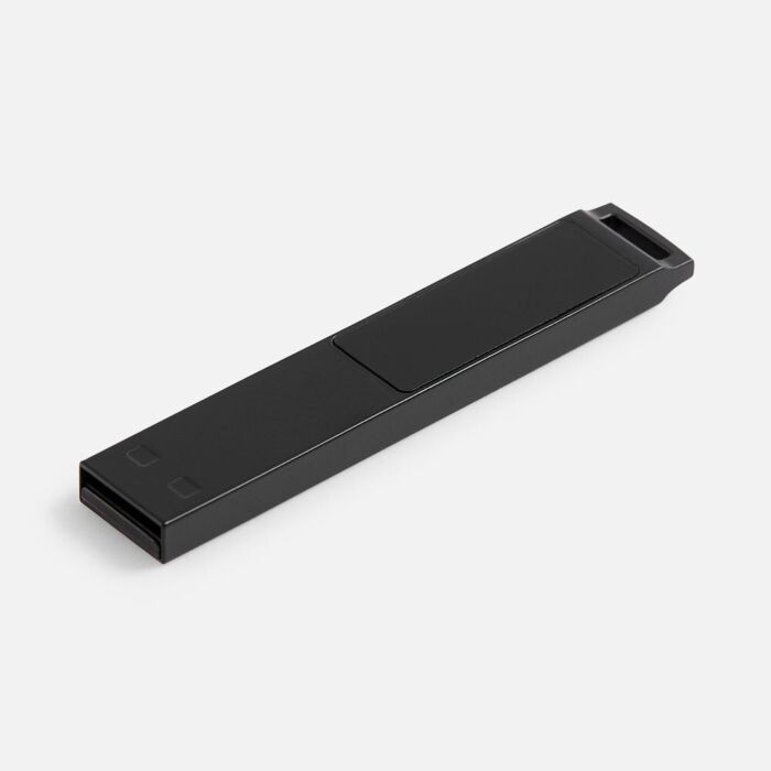 Флешка markBright Black с белой подсветкой, 32 Гб