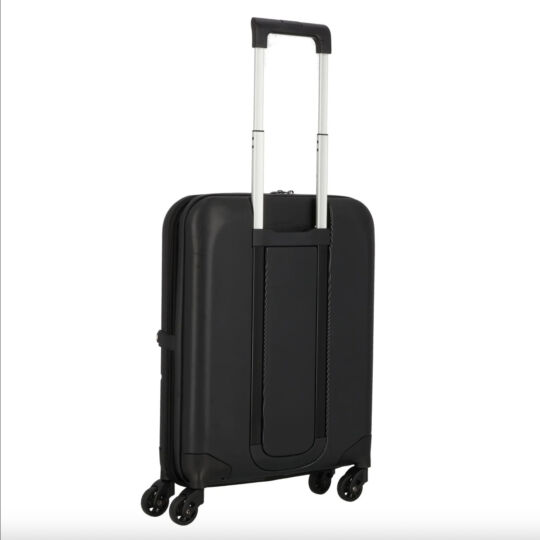 Чемодан складной Rollink FLEX LIGHT 55x40x20 см, 4 колеса, черный