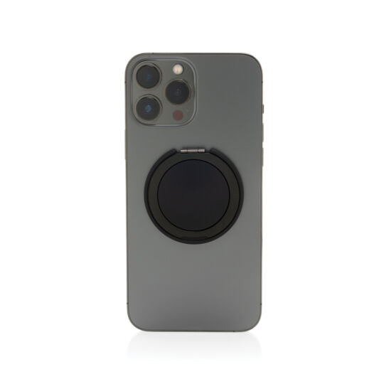 Магнитный держатель для телефона Terra Magnetic из переработанного пластика и алюминия RCS, серый