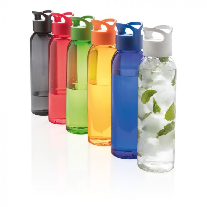 Герметичная бутылка для воды из AS-пластика, белая, белый